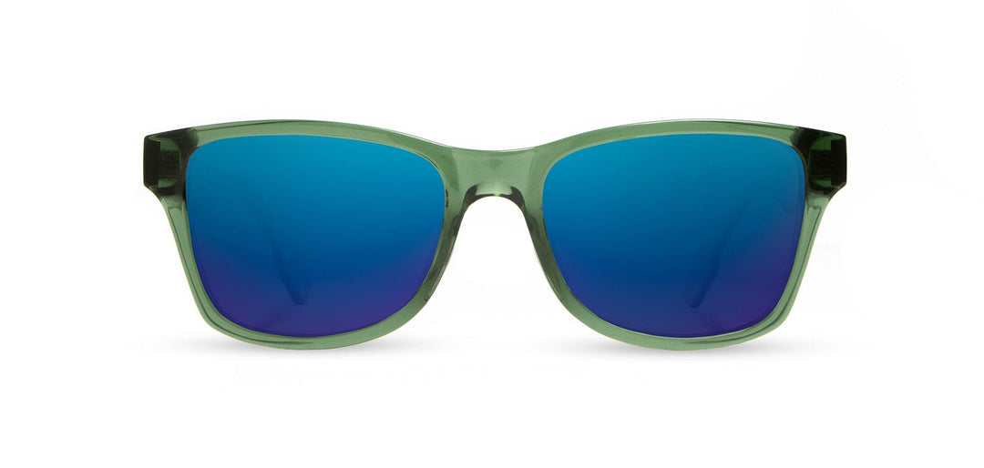 Emerald*Elm Burl*Lite Plus Polarized Blue Flash | Shwood Canby ACTV Sunglasses Emerald