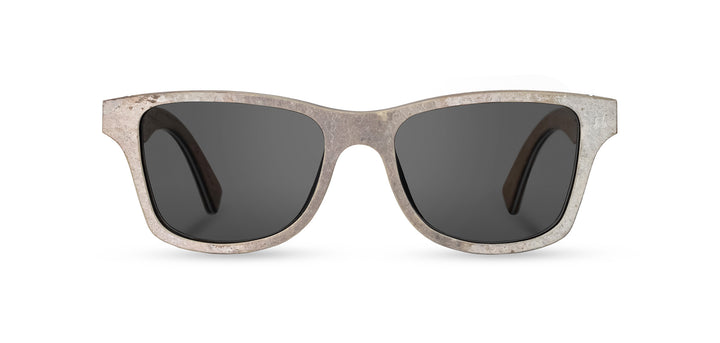 White Slate*Grey Polarized | Shwood Canby Stone Sunglasses White Slate