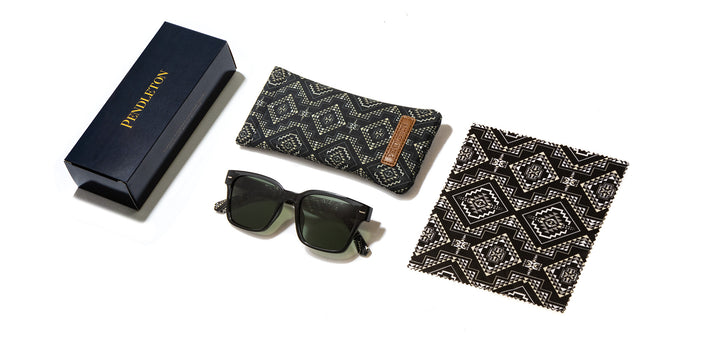Grey Crystal*Black Oxbow*G15 Polarized | Pendleton Coby Sunglasses