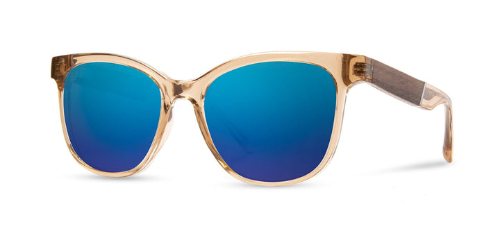 Desert*Walnut*HD Plus Polarized Blue Flash | CAMP Cove Desert Walnut Sunglasses