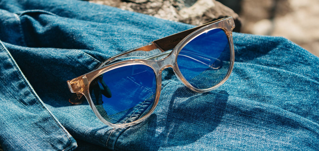 Desert*Walnut*HD Plus Polarized Blue Flash | CAMP Cove Desert Walnut Sunglasses