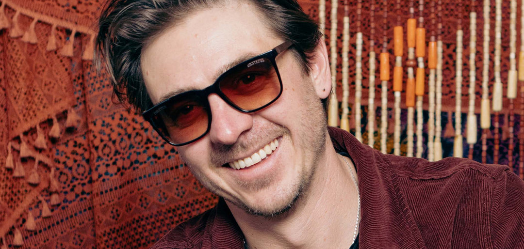 Black*Walnut*Basic Polarized Brown Fade + Black*Walnut*HD Plus Polarized Brown Fade + Black*Walnut*rx | CAMP Crag Black Grateful Dead Stealie Sunglasses