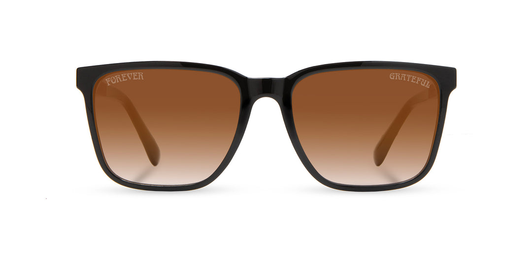 Black*Walnut*Basic Polarized Brown Fade + Black*Walnut*HD Plus Polarized Brown Fade + Black*Walnut*rx | CAMP Crag Black Grateful Dead Stealie Sunglasses