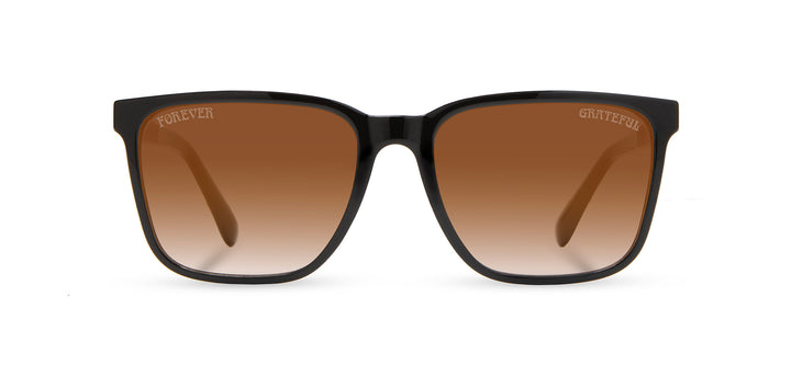 Black*Walnut*Basic Polarized Brown Fade + Black*Walnut*HD Plus Polarized Brown Fade + Black*Walnut*rx | CAMP Crag Black Grateful Dead Stealie Sunglasses