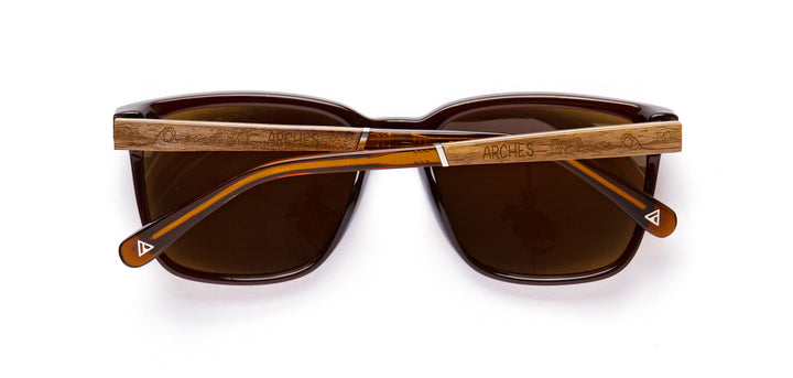 Clay*Engraved Walnut*Basic Polarized Brown + Clay*Engraved Walnut*HD Plus Polarized Brown  | CAMP Crag Clay Sunglasses