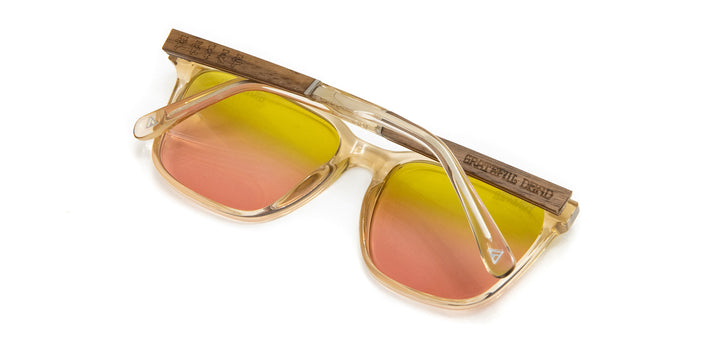 Desert*Walnut*Basic Polarized Sunrise + Desert*Walnut*HD Plus Polarized Sunrise + Desert*Walnut*rx | CAMP Crag Desert Grateful Dead Bears Sunglasses