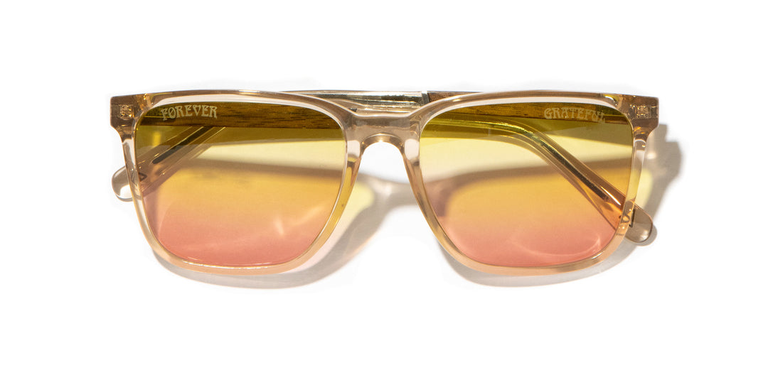 Desert*Walnut*Basic Polarized Sunrise + Desert*Walnut*HD Plus Polarized Sunrise + Desert*Walnut*rx | CAMP Crag Desert Grateful Dead Bears Sunglasses