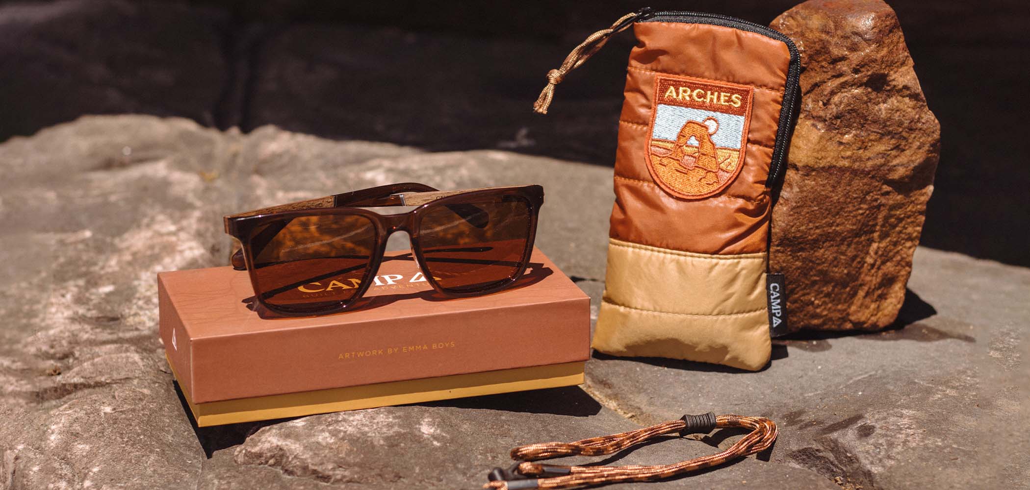 CAMP Crag Sunglasses - Arches National Park Edition – Shwood Eyewear