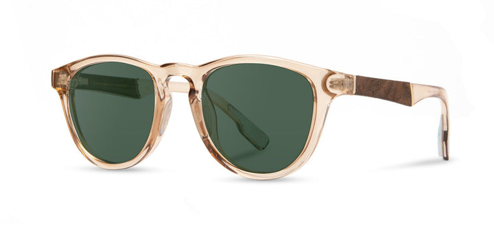 Champagne*Elm Burl*Lite G15 + Champagne*Elm Burl*Lite Plus Polarized G15 | Shwood Francis ACTV Sunglasses Champagne