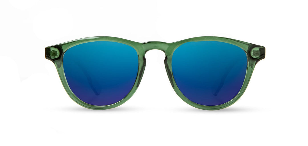 Emerald*Elm Burl*Lite Plus Polarized Blue Flash | Shwood Francis ACTV Sunglasses Emerald
