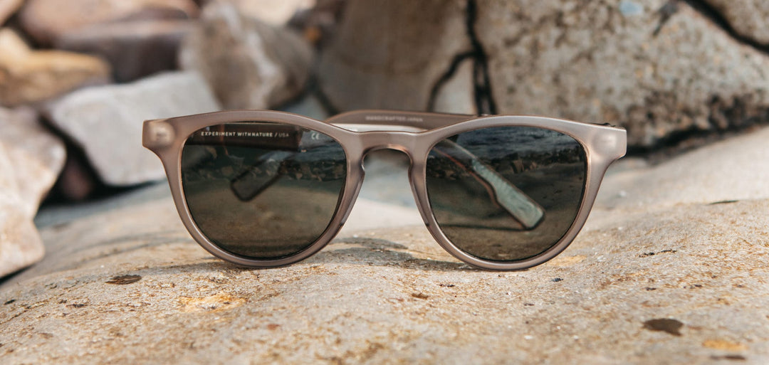 Matte Smoke*Elm Burl*Lite G15 + Matte Smoke*Elm Burl*Lite Plus Polarized G15 | Shwood Francis ACTV Sunglasses Matte Smoke