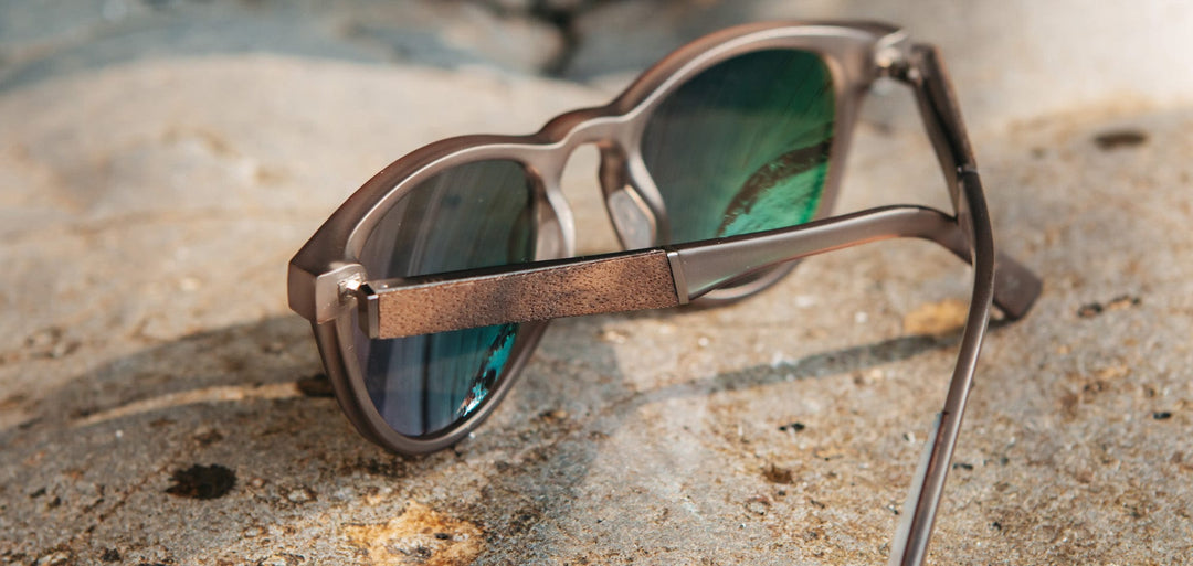 Matte Smoke*Elm Burl*Lite G15 + Matte Smoke*Elm Burl*Lite Plus Polarized G15 | Shwood Francis ACTV Sunglasses Matte Smoke
