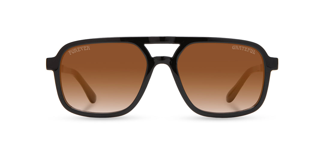 Black*Walnut*Basic Polarized Brown Fade + Black*Walnut*HD Plus Polarized Brown Fade + Black*Walnut*RX | CAMP Glacier Grateful Dead Stealie Sunglasses