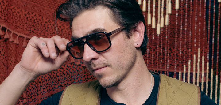 Black*Walnut*Basic Polarized Brown Fade + Black*Walnut*HD Plus Polarized Brown Fade + Black*Walnut*RX | CAMP Glacier Grateful Dead Stealie Sunglasses