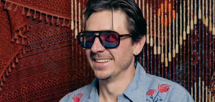 Black*Walnut*Basic Polarized Sunset + Black*Walnut*HD Plus Polarized Sunset + Black*Walnut*RX | CAMP Glacier Grateful Dead Stealie Sunglasses