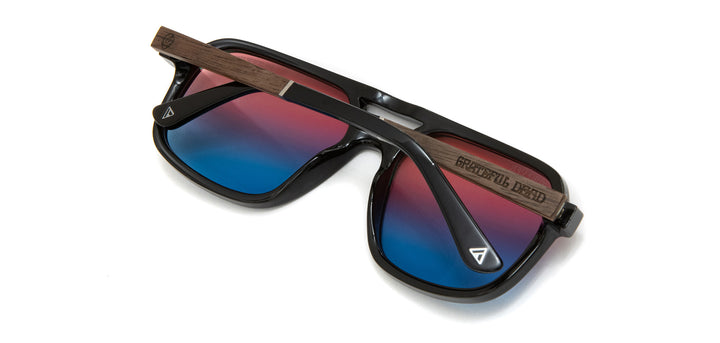 Black*Walnut*Basic Polarized Sunset + Black*Walnut*HD Plus Polarized Sunset + Black*Walnut*RX | CAMP Glacier Grateful Dead Stealie Sunglasses
