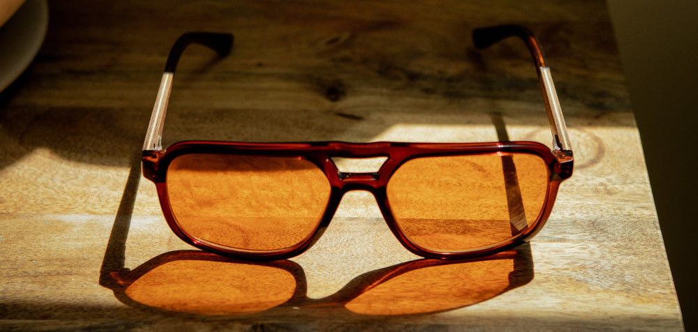 Clay*Walnut*Basic Polarized Amber + Clay*Walnut*HD Plus Polarized Amber | CAMP Glacier Clay Walnut Sunglasses