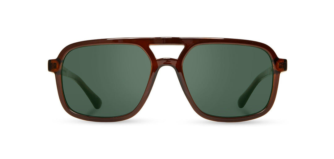 Clay*Walnut*Basic Polarized G15 + Clay*Walnut*HD Plus Polarized G15 | CAMP Glacier Clay Walnut Sunglasses