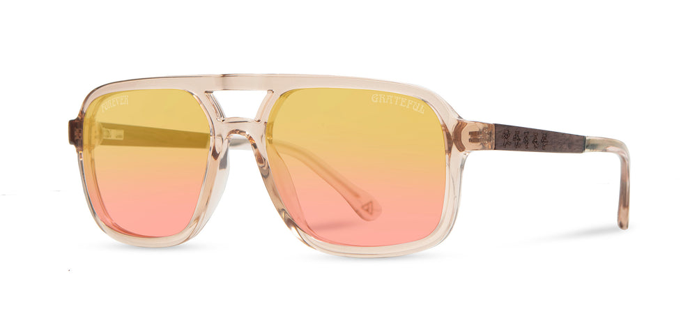 Desert*Walnut*Basic Polarized Sunrise + Desert*Walnut*HD Plus Polarized Sunrise + Desert*Walnut*RX | CAMP Glacier Grateful Dead Bears Sunglasses