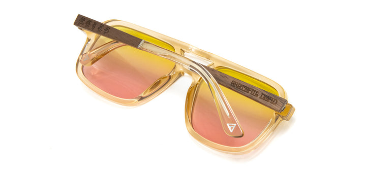 Desert*Walnut*Basic Polarized Sunrise + Desert*Walnut*HD Plus Polarized Sunrise + Desert*Walnut*RX | CAMP Glacier Grateful Dead Bears Sunglasses