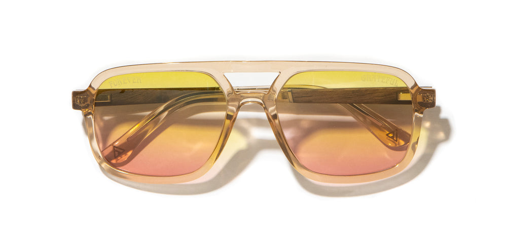 Desert*Walnut*Basic Polarized Sunrise + Desert*Walnut*HD Plus Polarized Sunrise + Desert*Walnut*RX | CAMP Glacier Grateful Dead Bears Sunglasses