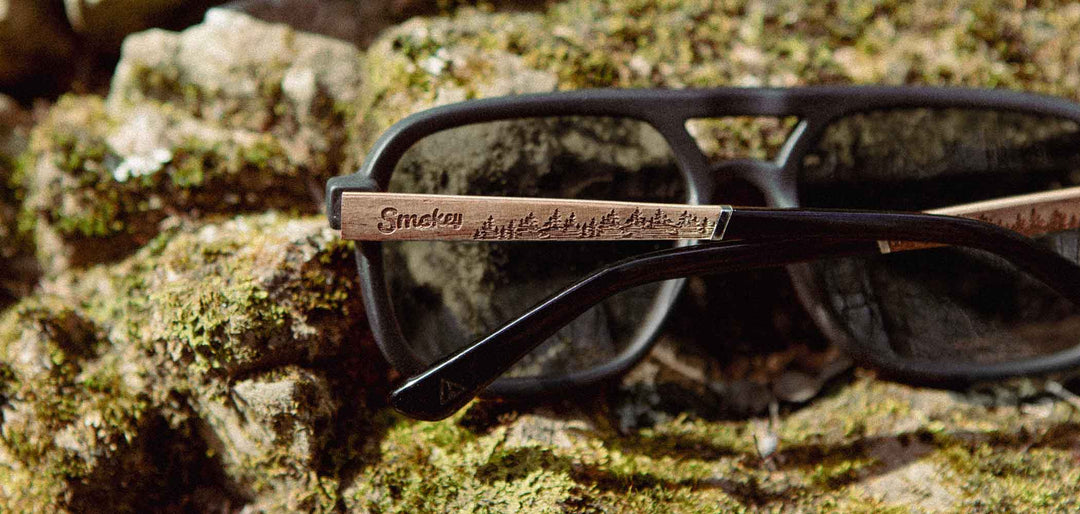 Matte Black*Walnut*HD Plus Polarized Grey | CAMP Glacier Matte Black Walnut Sunglasses