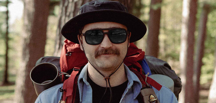 Matte Black*Walnut*HD Plus Polarized Grey | CAMP Glacier Matte Black Walnut Sunglasses