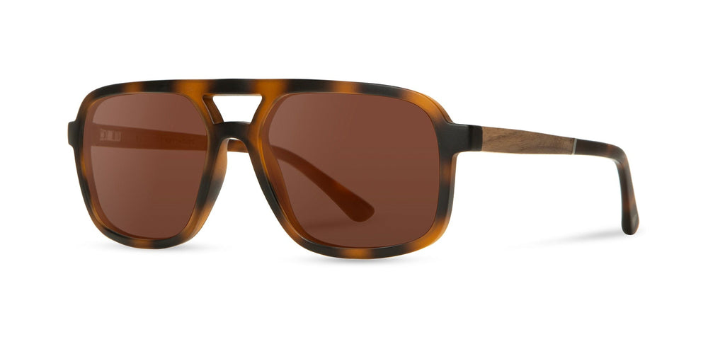 Matte Tortoise*Walnut*Basic Polarized Brown + Matte Tortoise*Walnut*HD Plus Polarized Brown | CAMP Glacier Matte Tortoise Walnut Sunglasses