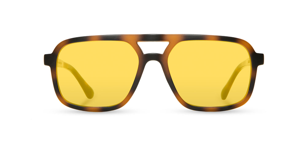 Matte Tortoise*Walnut*Basic Polarized Yellow + Matte Tortoise*Walnut*HD Plus Polarized Yellow | CAMP Glacier Matte Tortoise Walnut Sunglasses