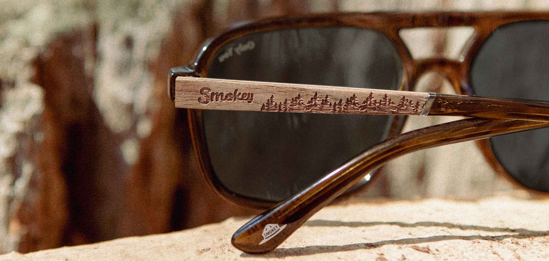 Moss*Walnut*HD Plus Polarized Grey | CAMP Glacier Moss Walnut Sunglasses