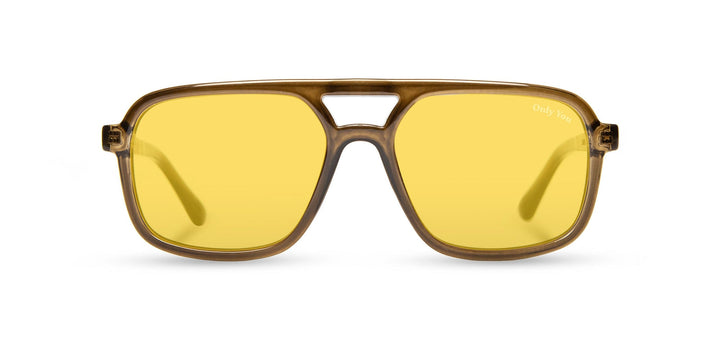 Moss*Walnut*Basic Polarized Yellow + Moss*Walnut*HD Plus Polarized Yellow | CAMP Glacier Matte Moss Walnut Sunglasses