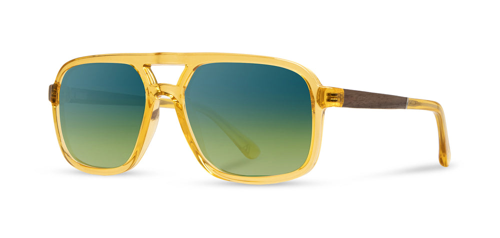 Sap*Walnut*Basic Polarized Sky + Sap*Walnut*HD Plus Polarized Sky | CAMP Glacier Yellowstone Sunglasses