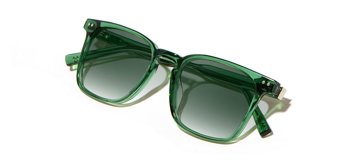 Jade*G15 Fade + Jade*G15 Fade Polarized | Shwood Hamilton Acetate Sunglasses Jade