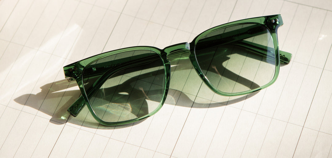 Jade*G15 Fade + Jade*G15 Fade Polarized | Shwood Hamilton Acetate Sunglasses Jade