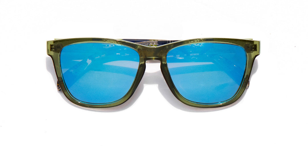 Emerald Crystal*Navy Mission Trails*Blue Mirror Polarized | Pendleton Kegon Sunglasses