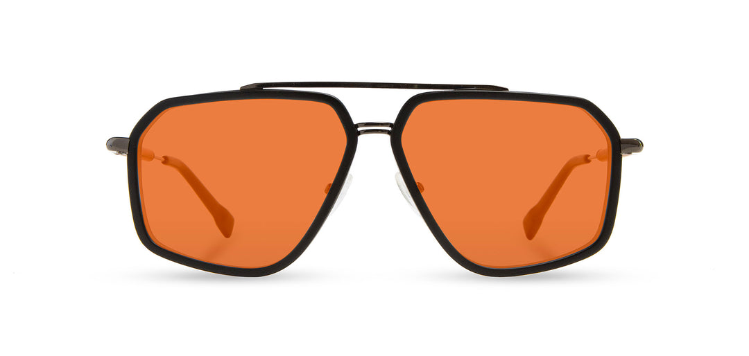 Matte Black*Mahogany*Amber + Matte Black*Mahogany*Amber Polarized | Shwood Keizer Acetate Sunglasses Matte Black
