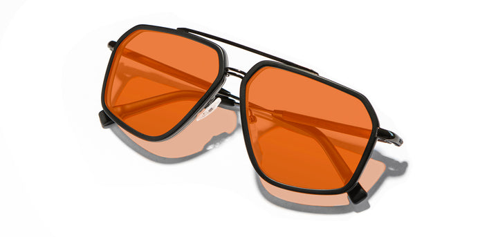 Matte Black*Mahogany*Amber + Matte Black*Mahogany*Amber Polarized | Shwood Keizer Acetate Sunglasses Matte Black