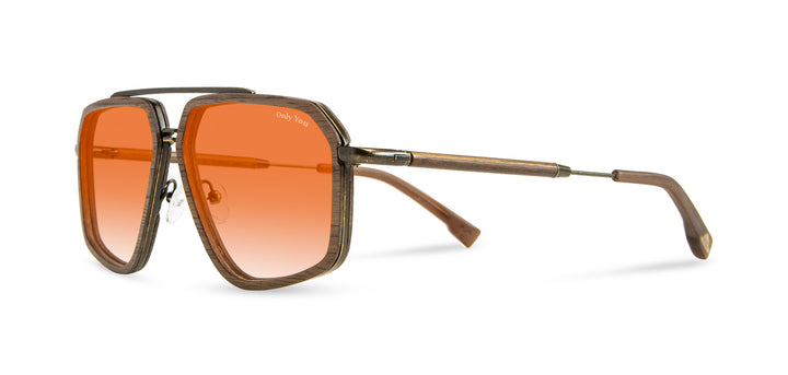 Walnut*Amber Fade Polarized | Keizer Smokey Bear Sunglasses