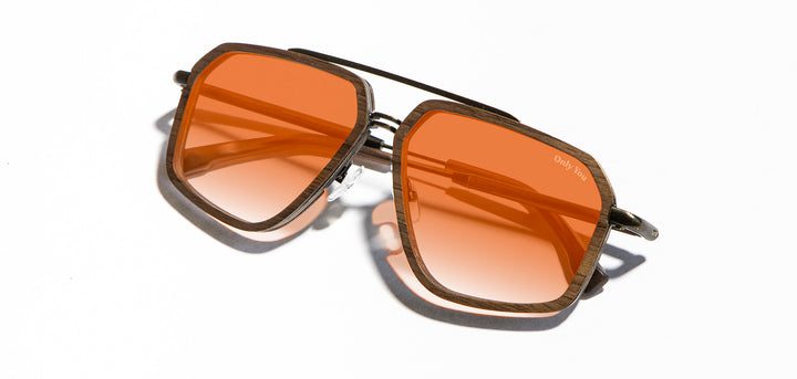 Walnut*Amber Fade Polarized | Keizer Smokey Bear Sunglasses