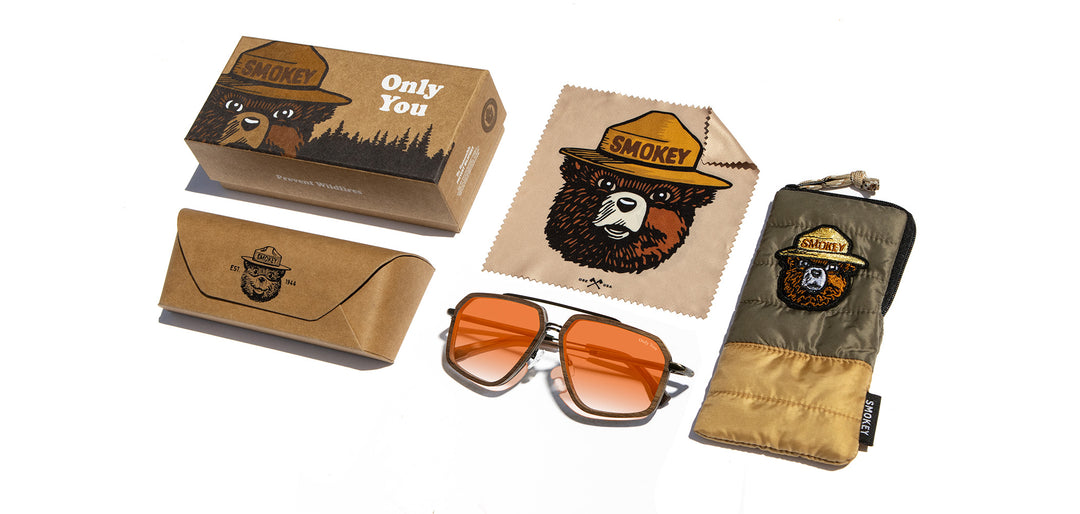 Walnut*Amber Fade Polarized | Keizer Smokey Bear Sunglasses