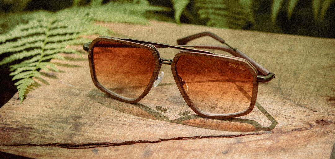 Walnut*Amber Fade Polarized | Keizer Smokey Bear Sunglasses