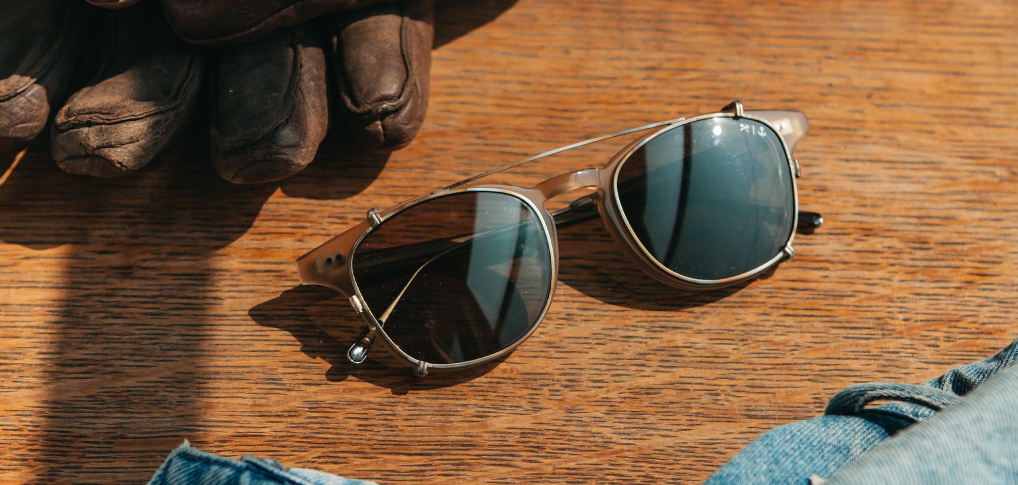 Shwood x Iron & Resin - Kennedy City Riding Glasses - Moto