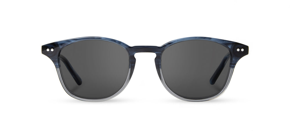 Cobalt*Grey + Cobalt*Grey Polarized | Shwood Kennedy Acetate Sunglasses Cobalt