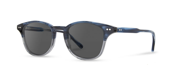 Cobalt*Grey + Cobalt*Grey Polarized | Shwood Kennedy Acetate Sunglasses Cobalt