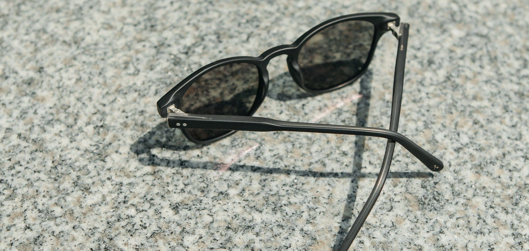 Matte Black*Green + Matte Black*Green Polarized | Shwood Kennedy Acetate Sunglasses Matte Black
