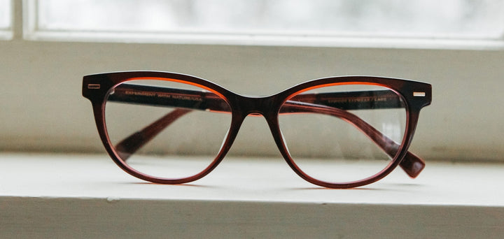 Merlot*Elm Burl*frames only | Shwood Lane Acetate RX Eyeglasses Merlot