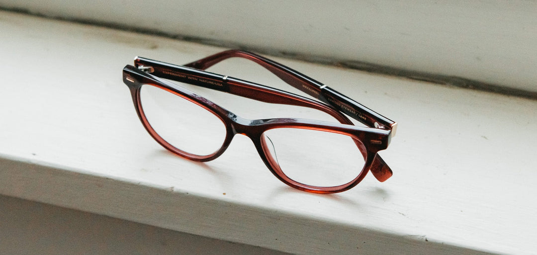 Merlot*Elm Burl*frames only | Shwood Lane Acetate RX Eyeglasses Merlot