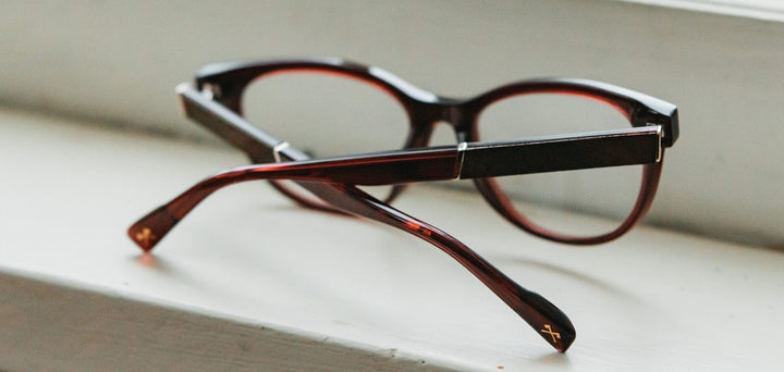 Merlot*Elm Burl*frames only | Shwood Lane Acetate RX Eyeglasses Merlot