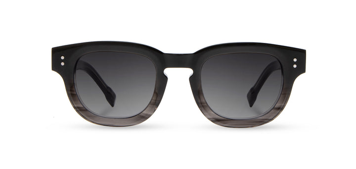 Black Agate*Elm Burl*Grey Fade + Black Agate*Elm Burl*Grey Fade Polarized | Shwood McKay Acetate Sunglasses Black Agate