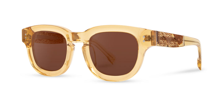 Butter*Mushroom*Brown + Butter*Mushroom*Brown Polarized | Shwood McKay Acetate Sunglasses Butter